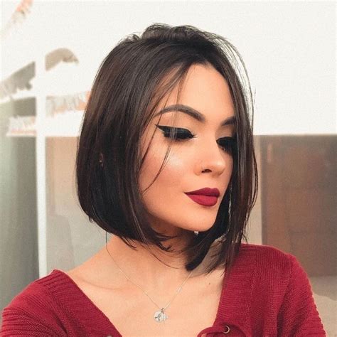 penteado em cabelo chanel